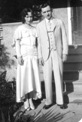 Ed and Ruby's wedding, June 21, 1930