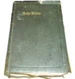 Grandma Nichols presented this bible to her grandson Don on his 12th birthday, October 2, 1949.