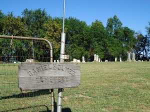 Emily's parents are buried at the Diamond Grove Baptist Cemetery (a/k/a Daniel Holmes Cemetery). Although I have not found a record of Emily's burial, I like to think she is here, too.